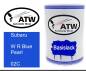 Preview: Subaru, W R Blue Pearl, 02C: 500ml Lackdose, von ATW Autoteile West.